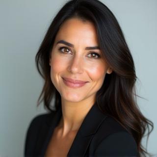 Professional headshot of Camila Souza, Editor & Retoucher